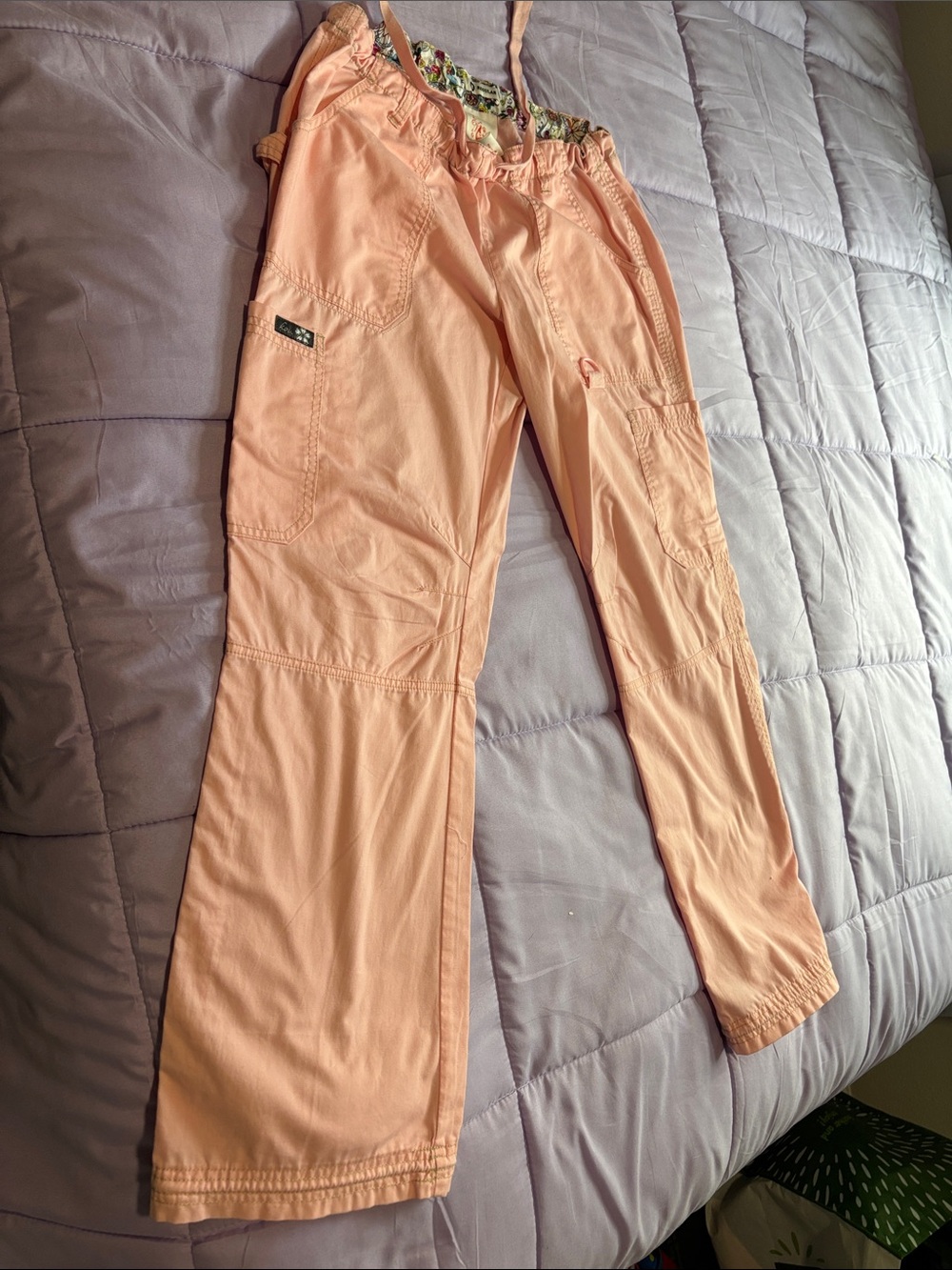 koi pink Cargo Scrub pants